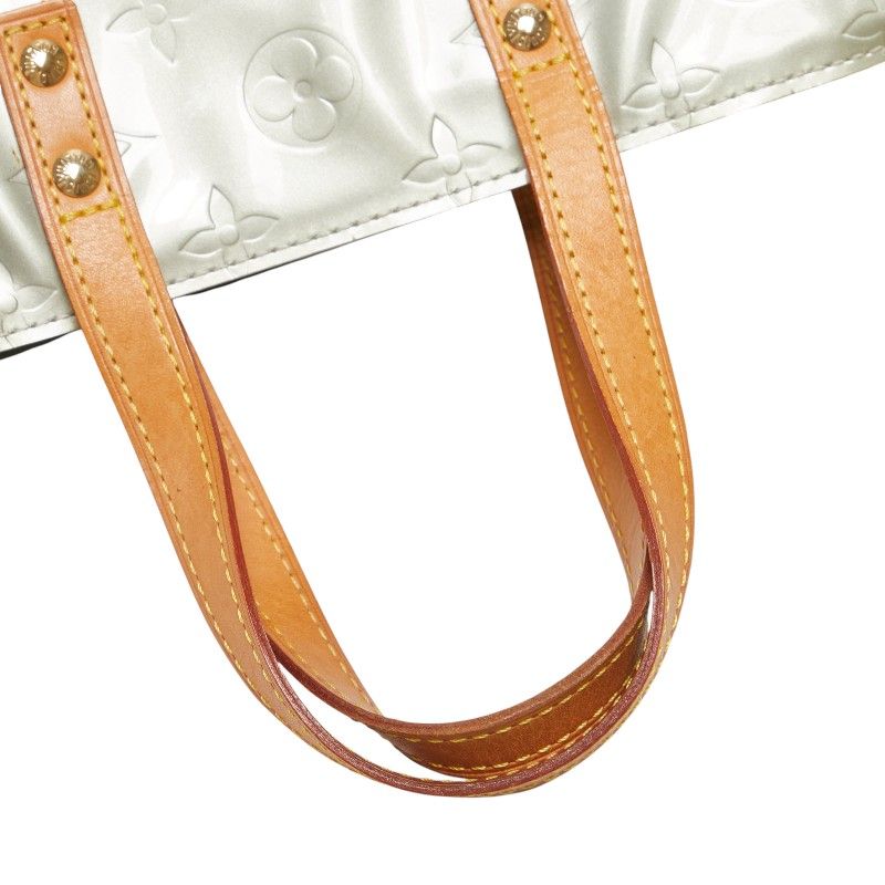 Louis Vuitton Monogram Vernis Reed PM Gris Silver Patent Leather — view 8