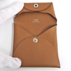 Hermes Bastia Gold Veau Epsom Coin Case 2019 Brown — view 5