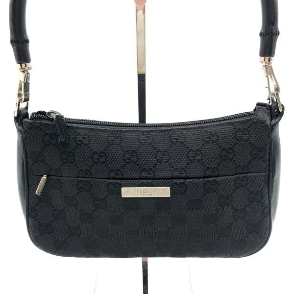 Gucci Bamboo GG Canvas Hand Bag Black — view 2