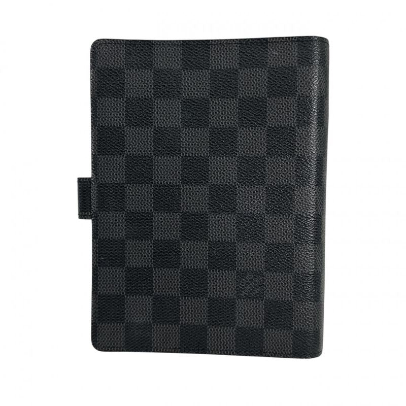 Louis Vuitton Damier Graphite System Notebook Cover Agenda MM — view 3