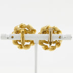Chanel Round Coco Mark Vintage Gold Plated 2239 9.7 g Earrings — view 4