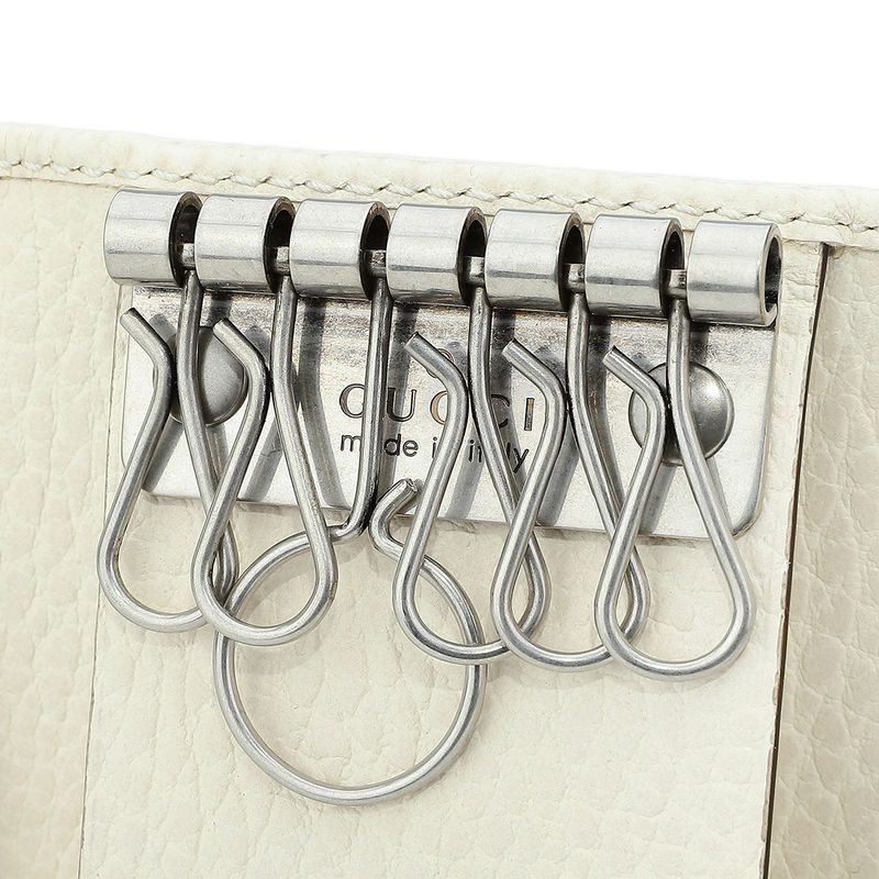 Gucci Key Case GG Marmont White — view 6