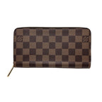 Louis Vuitton Damier Round Long Wallet Zippy — view 2