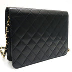 Chanel Chain Shoulder Bag Quilted Push Lock Black Hardware Officially — view 4