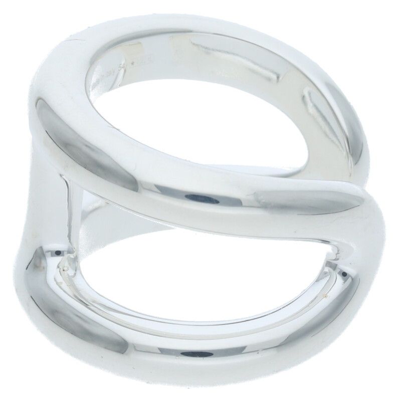 Hermes Osmose GM Silver Ring 13.5 54 — view 5