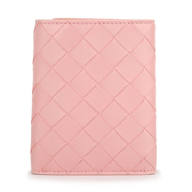 Bottega Veneta Trifold Wallet Zipper Rose — view 2