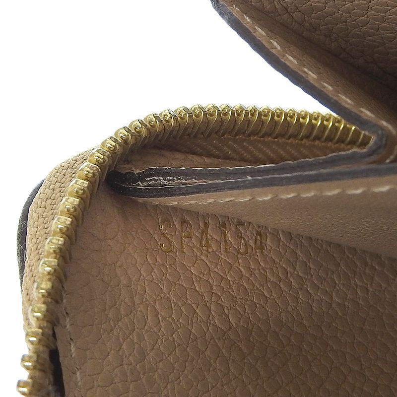Louis Vuitton Portefeuille Clemence Monogram Empreinte Dune Beige Sp4154 — view 5