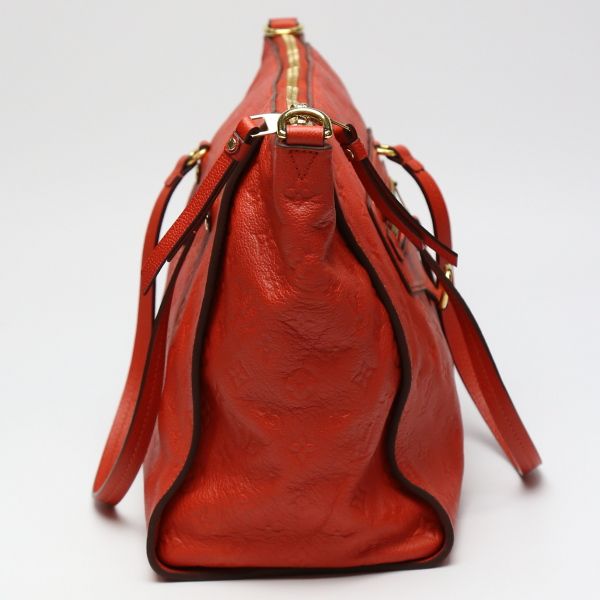 Louis Vuitton Empreinte Bastille MM Monogram Tote Bag Red — view 5