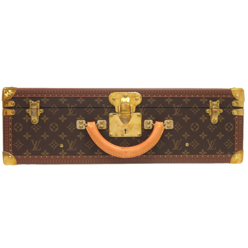 Louis Vuitton Bisten 55 Monogram Trunk Case Bag 1857 — view 3
