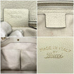 Gucci 2-Way Boston Bag White Bamboo — view 9