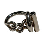 Hermes Echappe Croisette Ring GM 50 Silver Purchased in 2024 — view 6