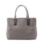 Bottega Veneta Tote Bag Marco Polo Grey Leather