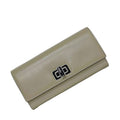 Fendi Foldable Long Wallet Gray Peekaboo 8 M0377