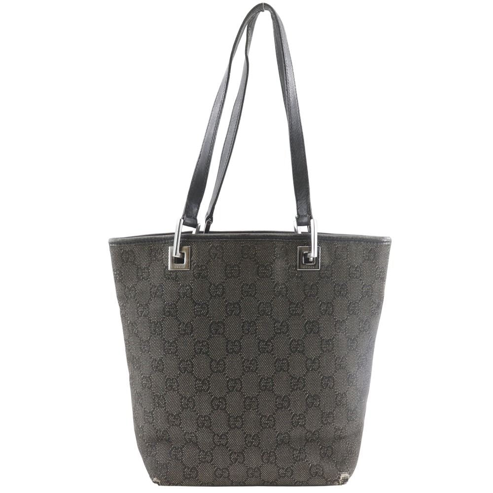 Gucci GG Denim Black Tote