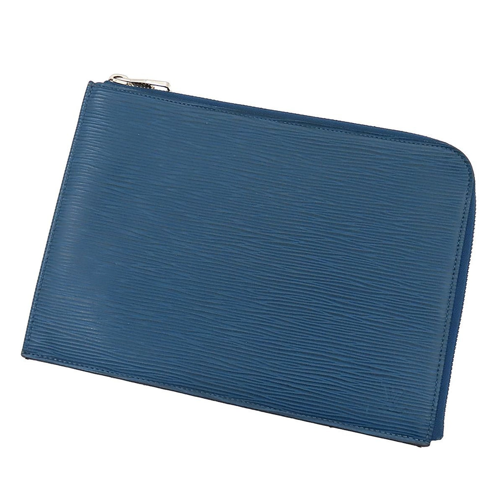 Louis Vuitton Pochette Jules PM Blue Celeste Epi Leather