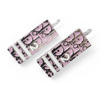 Dior Earrings Trotter Light Pink Silver — view 2
