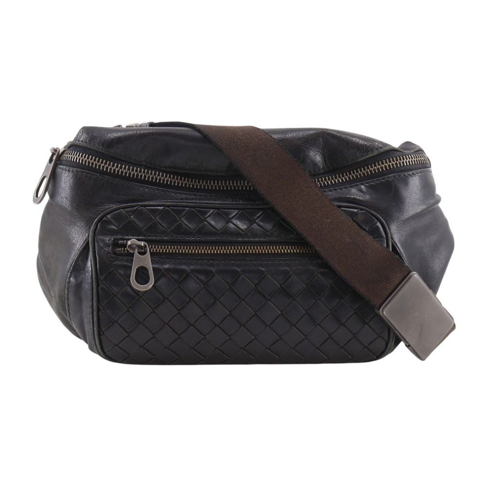 Bottega Veneta Shoulder Bag Leather Black