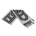 Hermes Cashmere Scarf Mayon 100% Gris Cine Cles