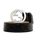 Gucci Belt Brown Cima Interlocking