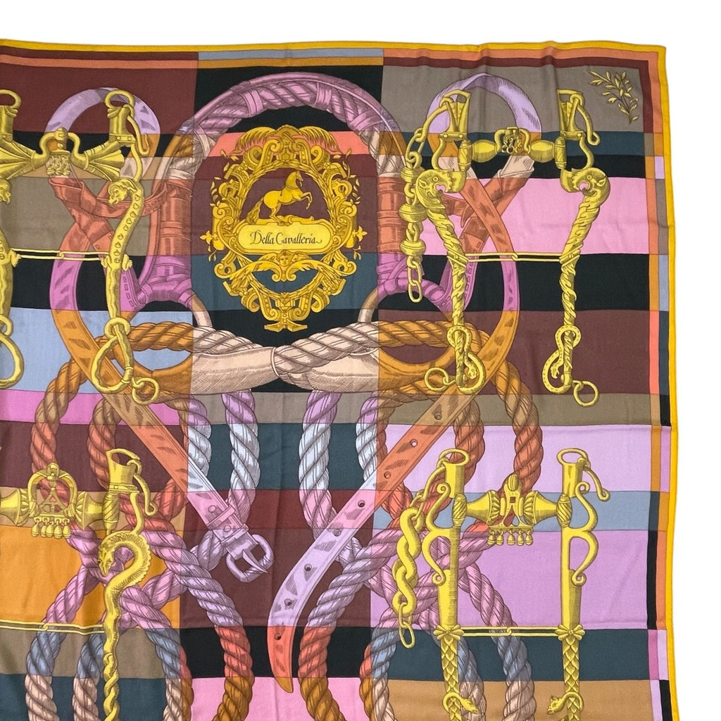 Hermes Scarf Carre 140 Large Della Cavalleria Multicolor — view 3