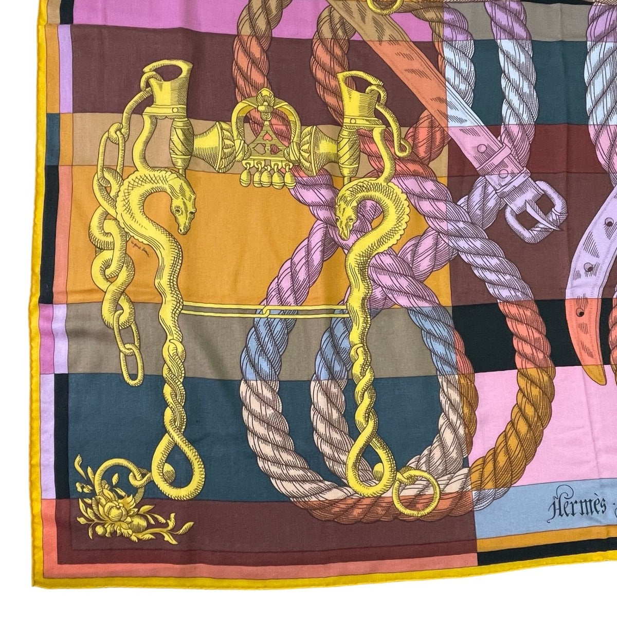 Hermes Scarf Carre 140 Large Della Cavalleria Multicolor — view 4