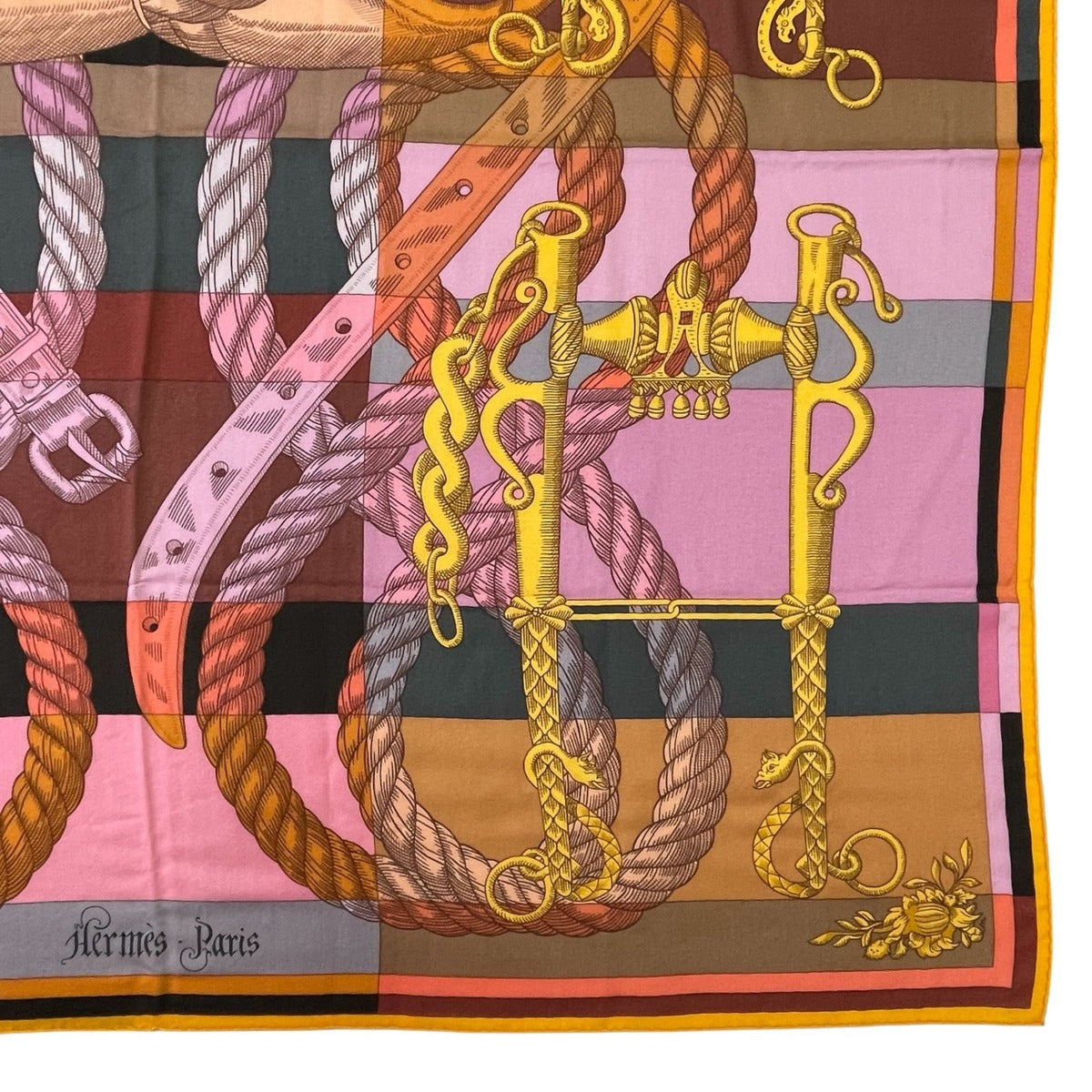 Hermes Scarf Carre 140 Large Della Cavalleria Multicolor — view 5