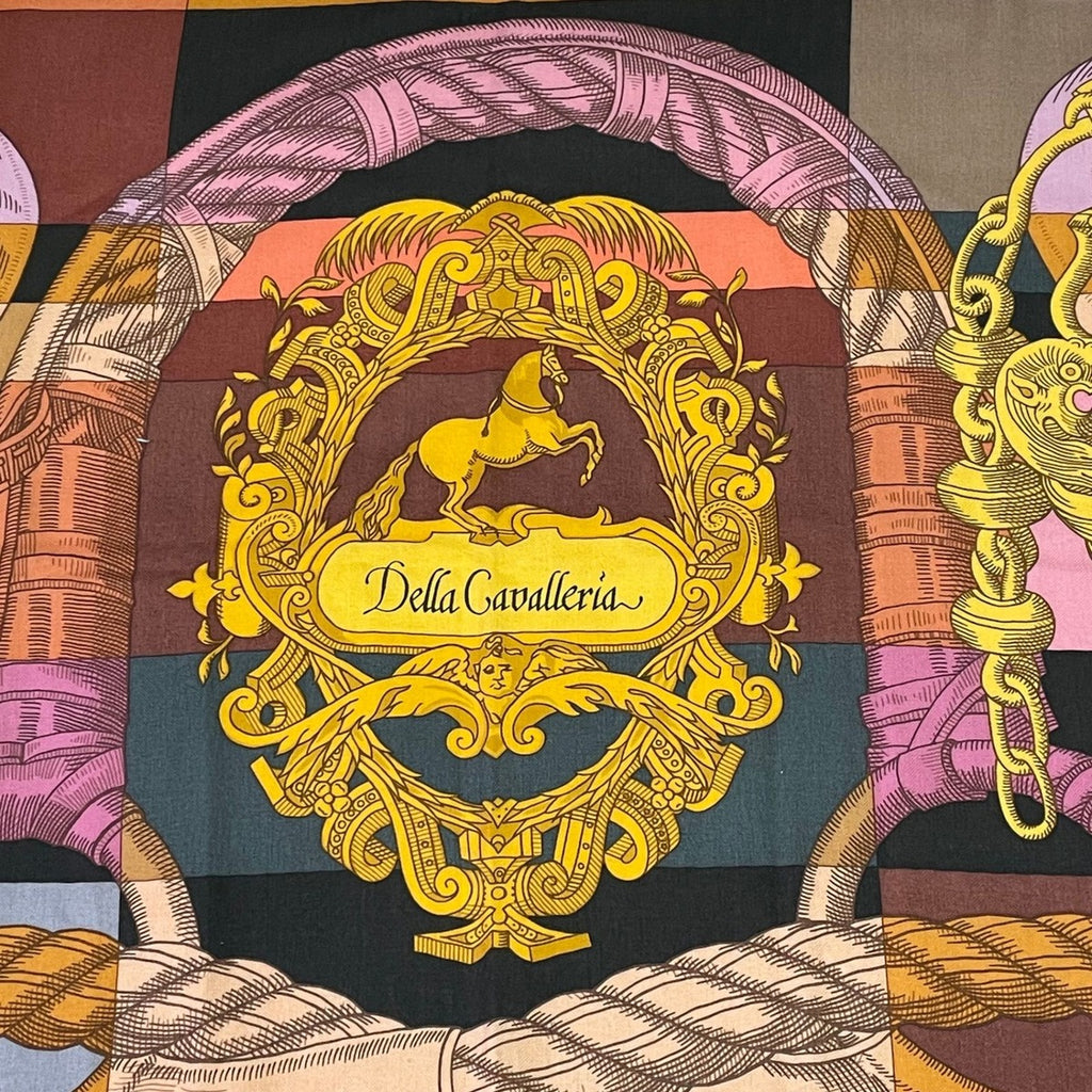 Hermes Scarf Carre 140 Large Della Cavalleria Multicolor — view 6
