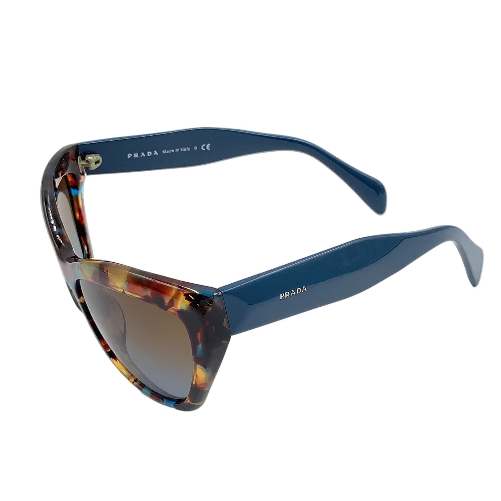 Prada Multicolor Frame Acetate Navy Sunglasses Eyewear — view 2