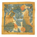 Hermes Scarf Silk Carre 90 les Perroquets Parrot Yellow