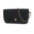 Chanel Quilted Chain Wallet