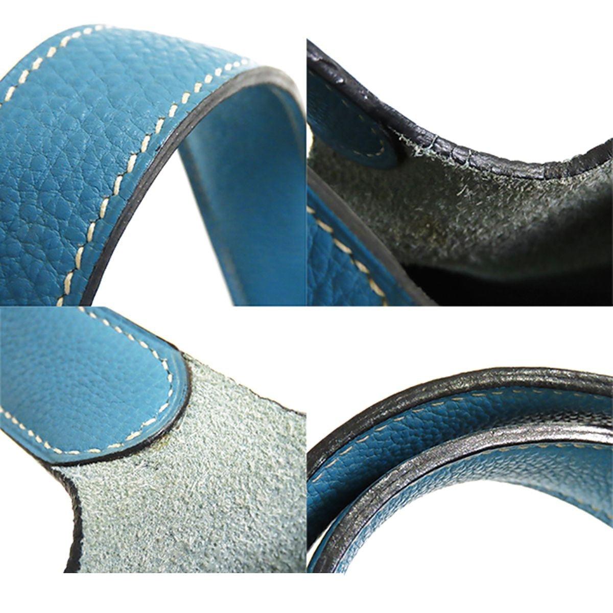 Hermes Picotin PM Blue Jean Silver Taurillon Handbag — view 7