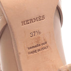 Hermes Boots Beige Leather — view 6
