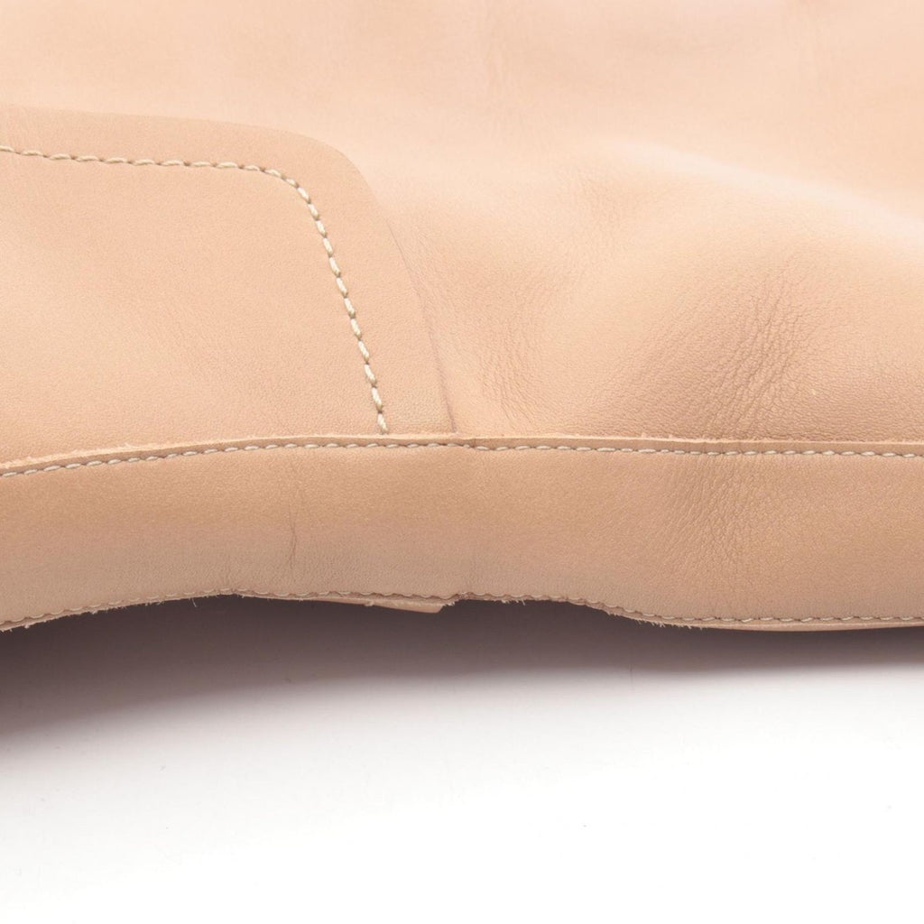 Hermes Boots Beige Leather — view 7