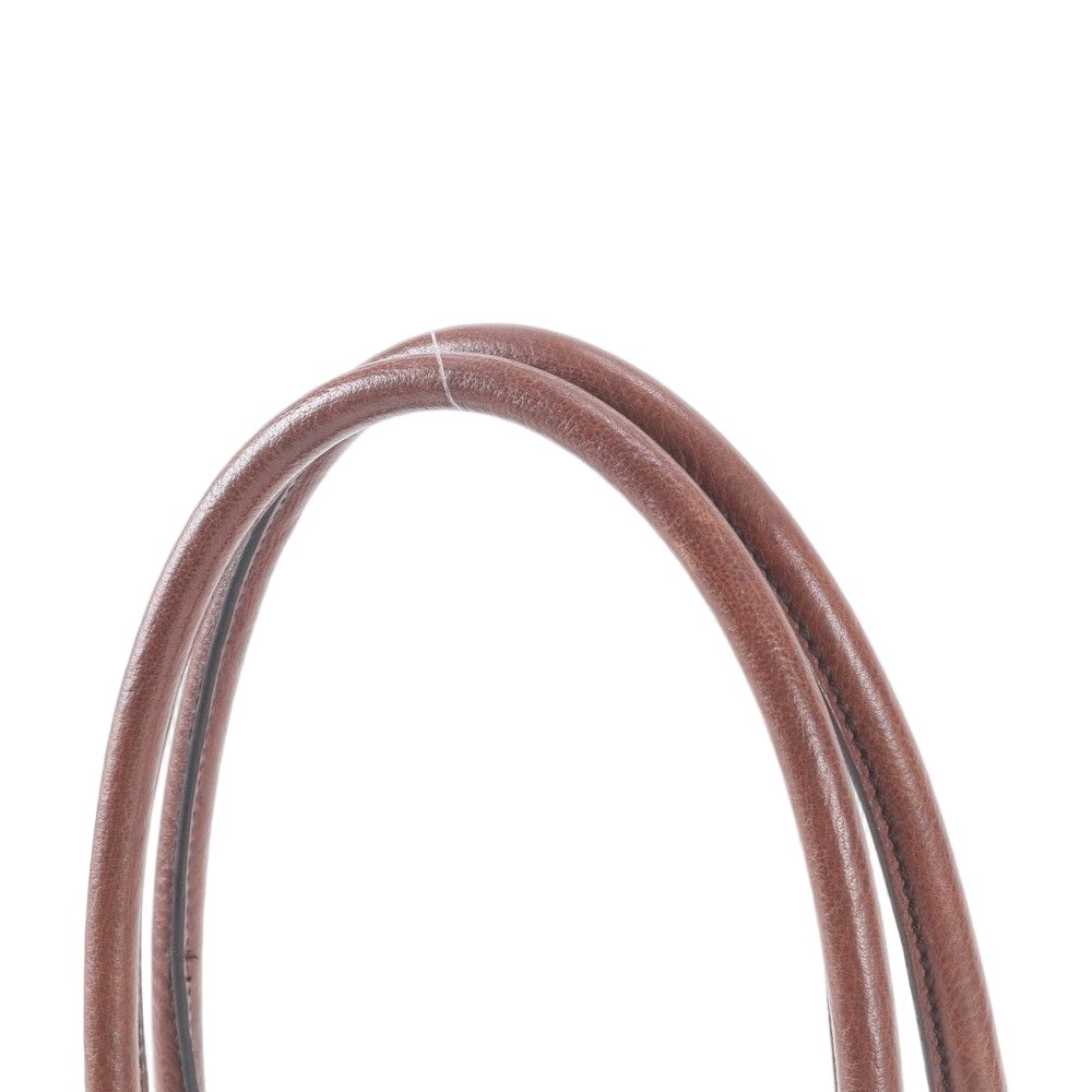 Gucci GG Canvas Leather Tote Shoulder Hand Brown — view 2