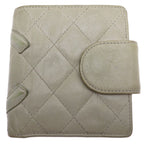 Chanel Bifold Twist Gray Wallet — view 2