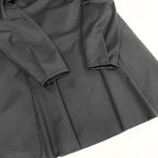 Celine A-line Dress with Carriage Belt 38 Gray Vintage — view 5