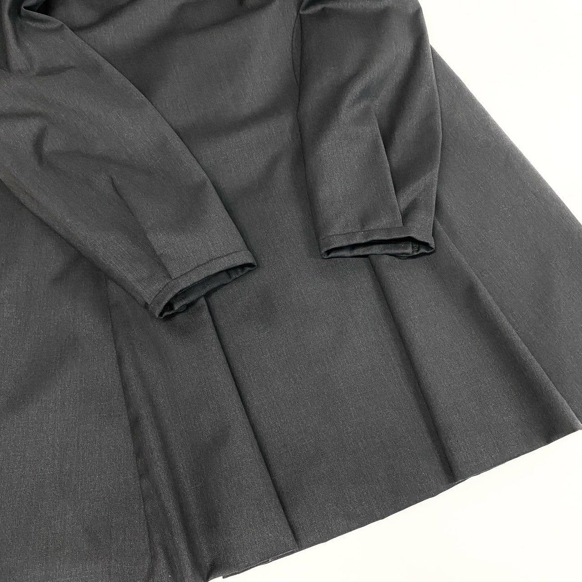 Celine A-line Dress with Carriage Belt 38 Gray Vintage — view 5