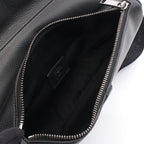 Dior Waist Bag Erl Saddle Black Leather — view 3