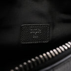 Dior Waist Bag Erl Saddle Black Leather — view 4