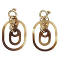 Hermes Ulidis GM Buffalo Horn and GP Earrings