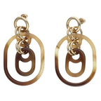 Hermes Ulidis GM Buffalo Horn and GP Earrings