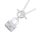 Hermes Necklace Amulet Constance Pendant Silver