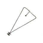 Chanel Coco CC Rhinestone Antique Silver 17 — view 5