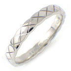 Chanel Ring Coco Crush Mini Quilted 18K White Gold