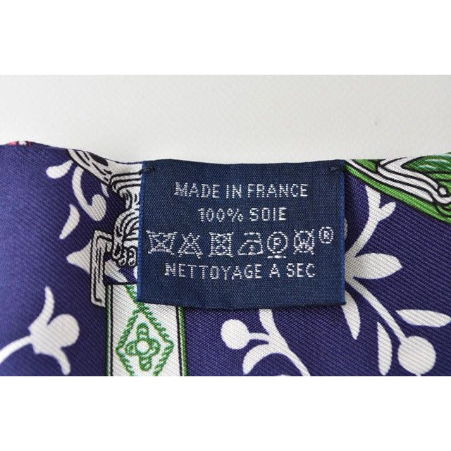 Hermes Twilly Scarf Royal Pink Multi — view 4