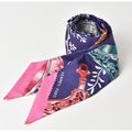 Hermes Twilly Scarf Royal Pink Multi