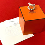 Hermes Osmozu GM Silver 925 Ring No 7 Accessories Small — view 3