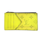 Louis Vuitton Taigarama Coin Card Holder Jaune Yellow Case Fragment — view 2