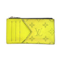 Louis Vuitton Taigarama Coin Card Holder Jaune Yellow Case Fragment