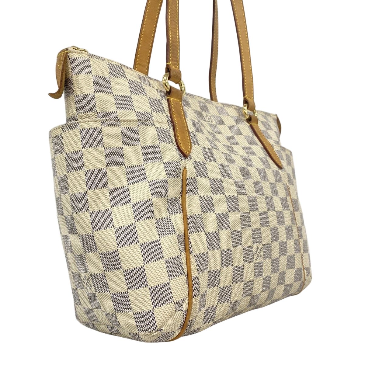 Louis Vuitton Tote Damier Azur Totally PM White — view 2